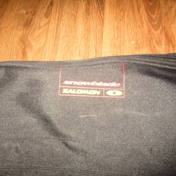 SALOMON Snowblade Ski Carry Storage Black Bag w/Handle & Shoulder Strap - Picture 3 of 7